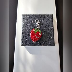 Bohemian Trinkets Berry Strawberry Journal Charm